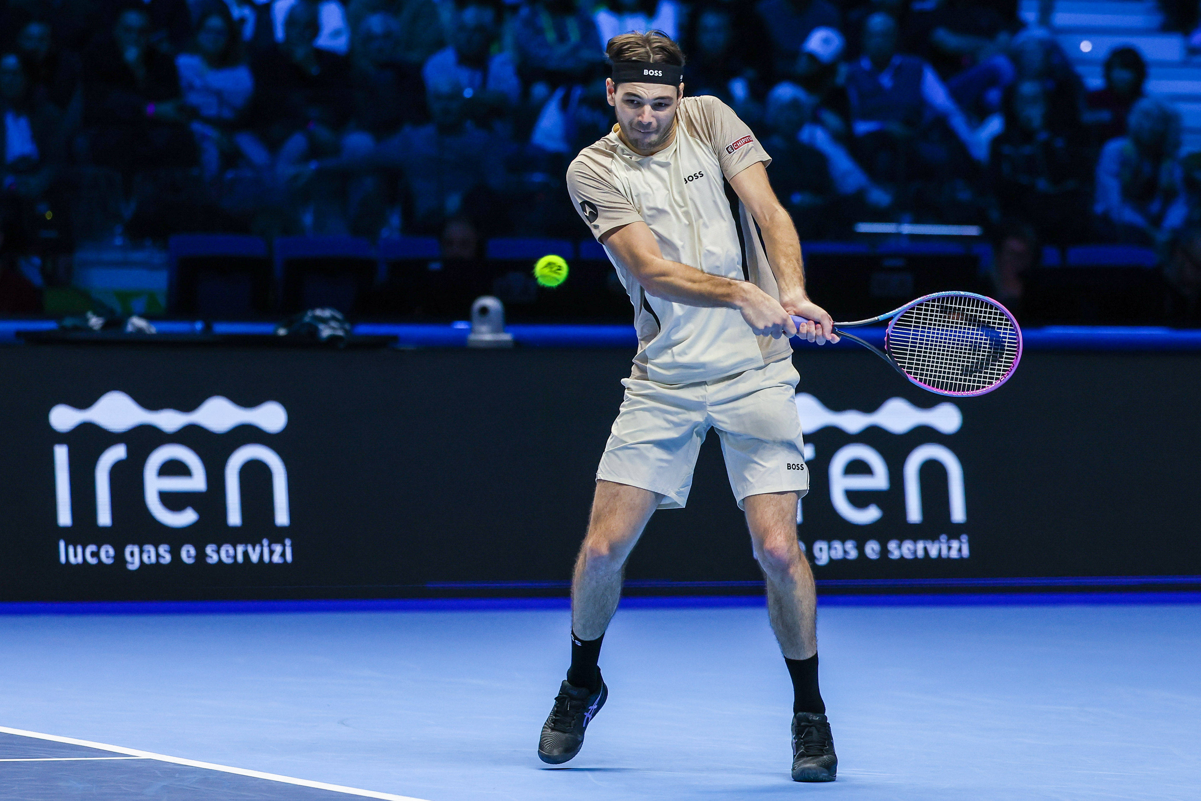 （外代二线）网球——ATP年终总决赛：德米纳尔胜弗里茨