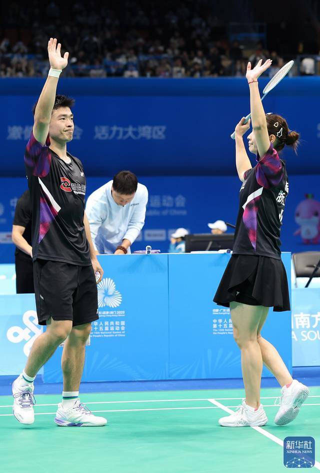 全运会｜“雅思”组合晋级羽毛球混双决赛