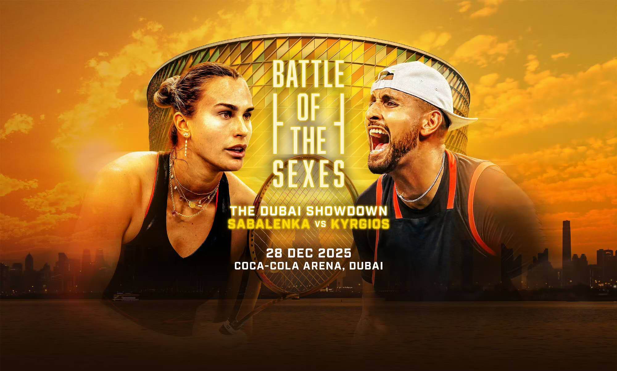 萨巴惨败输掉性别大战，网友笑称椰子特意控分男女网球是两项运动