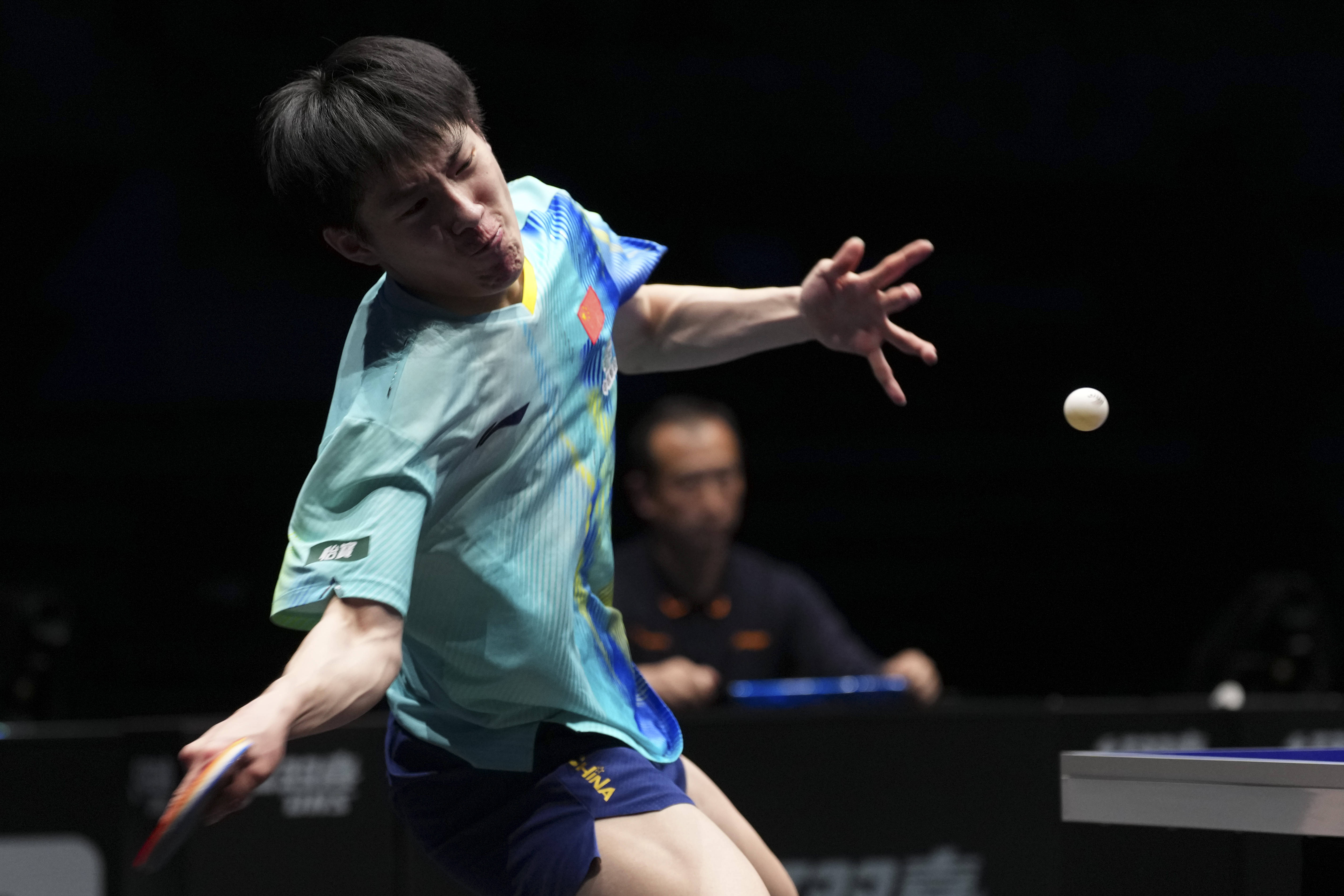 （体育）乒乓球——WTT常规挑战赛：温瑞博晋级男单决赛