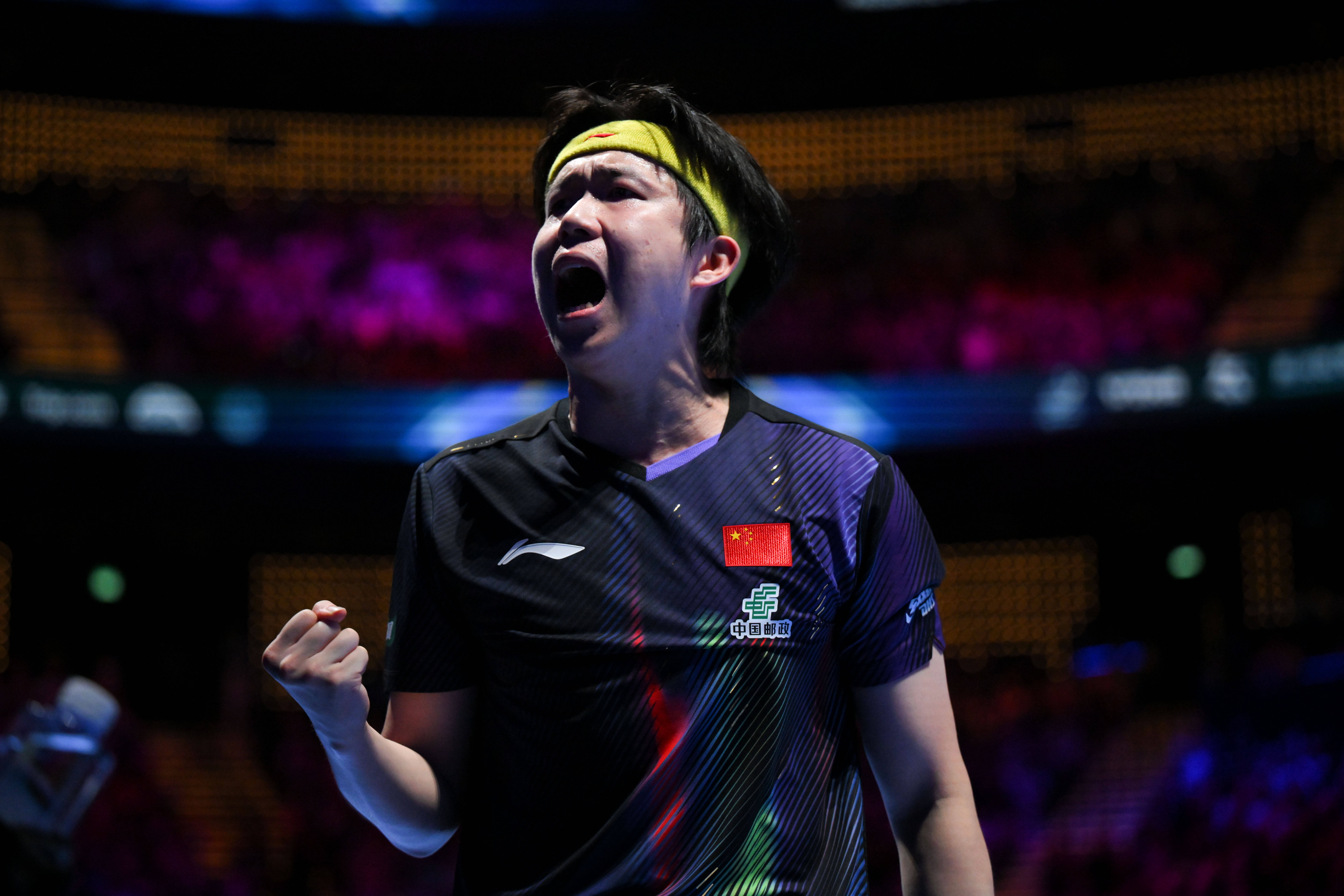 （体育）乒乓球——世界杯男单：王楚钦晋级决赛